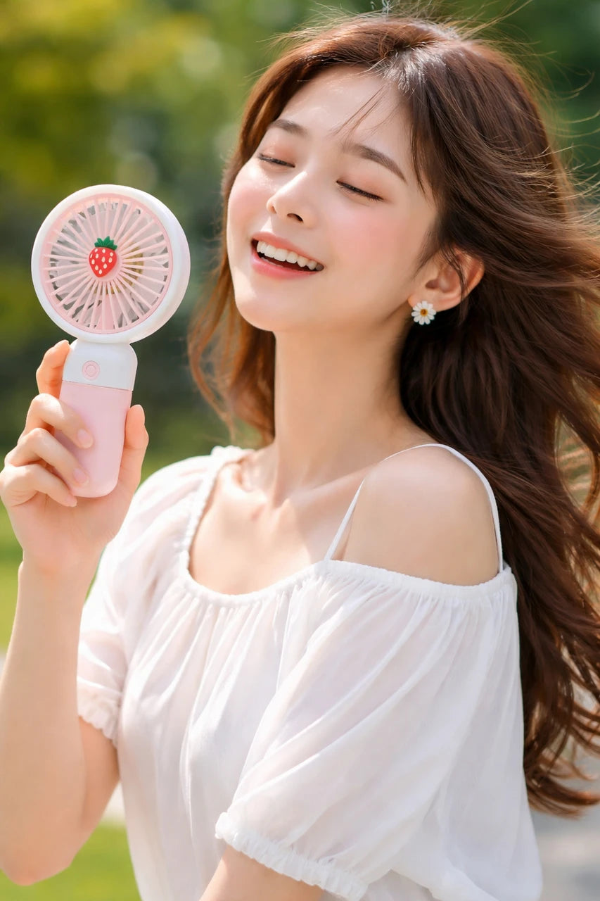 SDFashion Stylish mini hand fan | Rechargeable | USB Charging